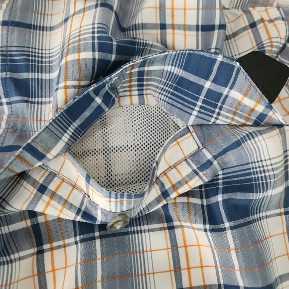 MILLET Plaid Performance Hiking Shirt blue – large - Picture 8 of 13